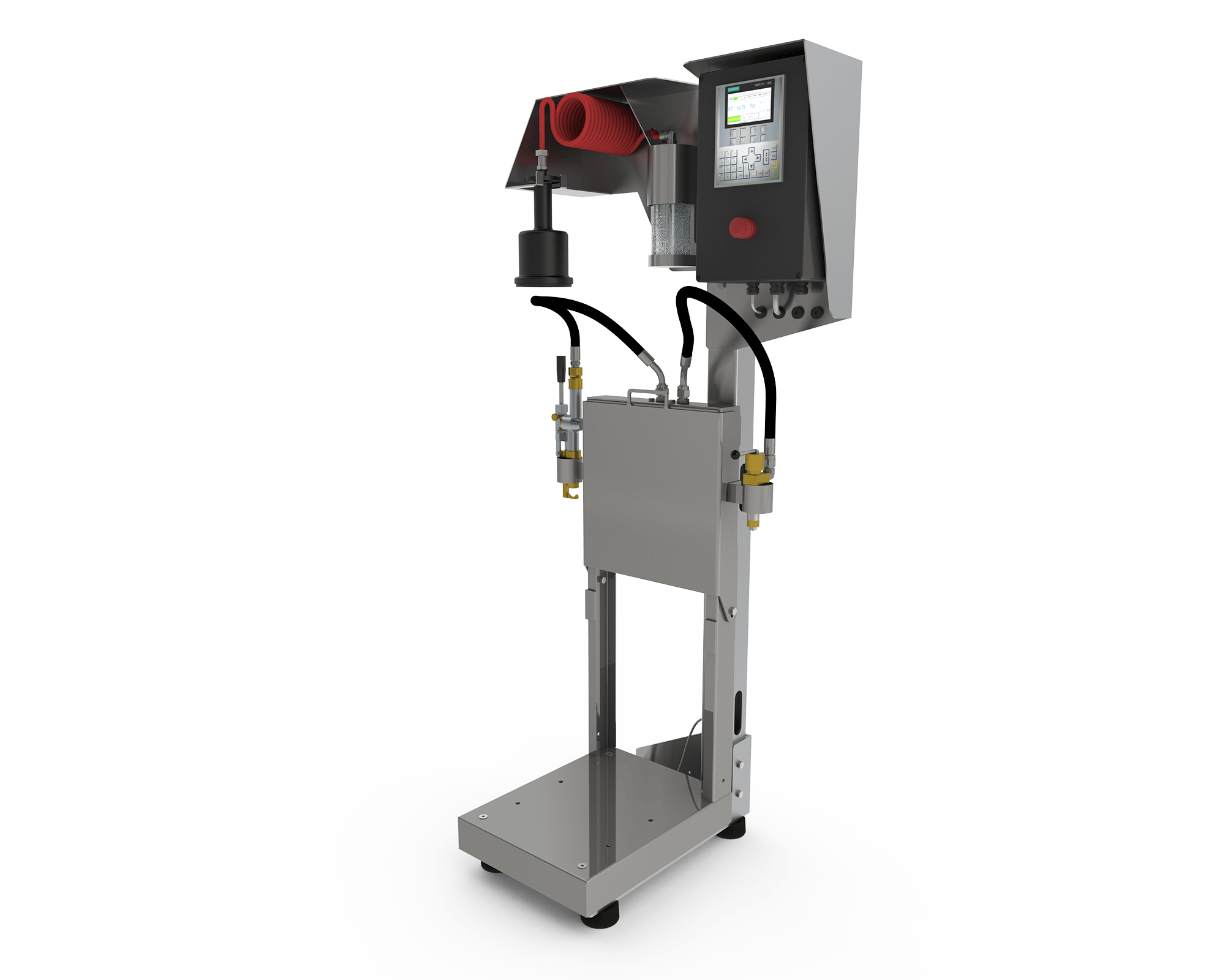 Electronic filling scale type EFILLGAS