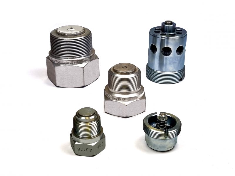 Threaded internal back check valves