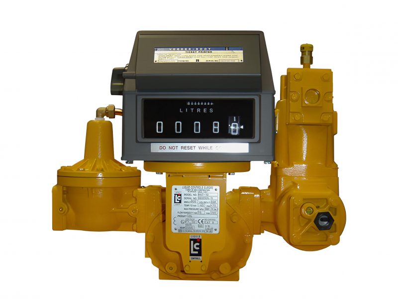 Liquid-controls mechanical meters