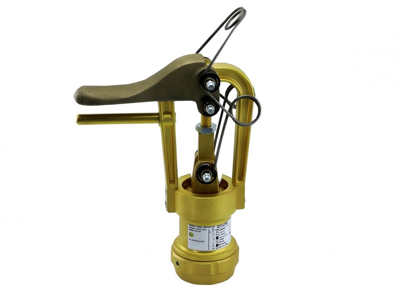 Manual filling clamp for LPG