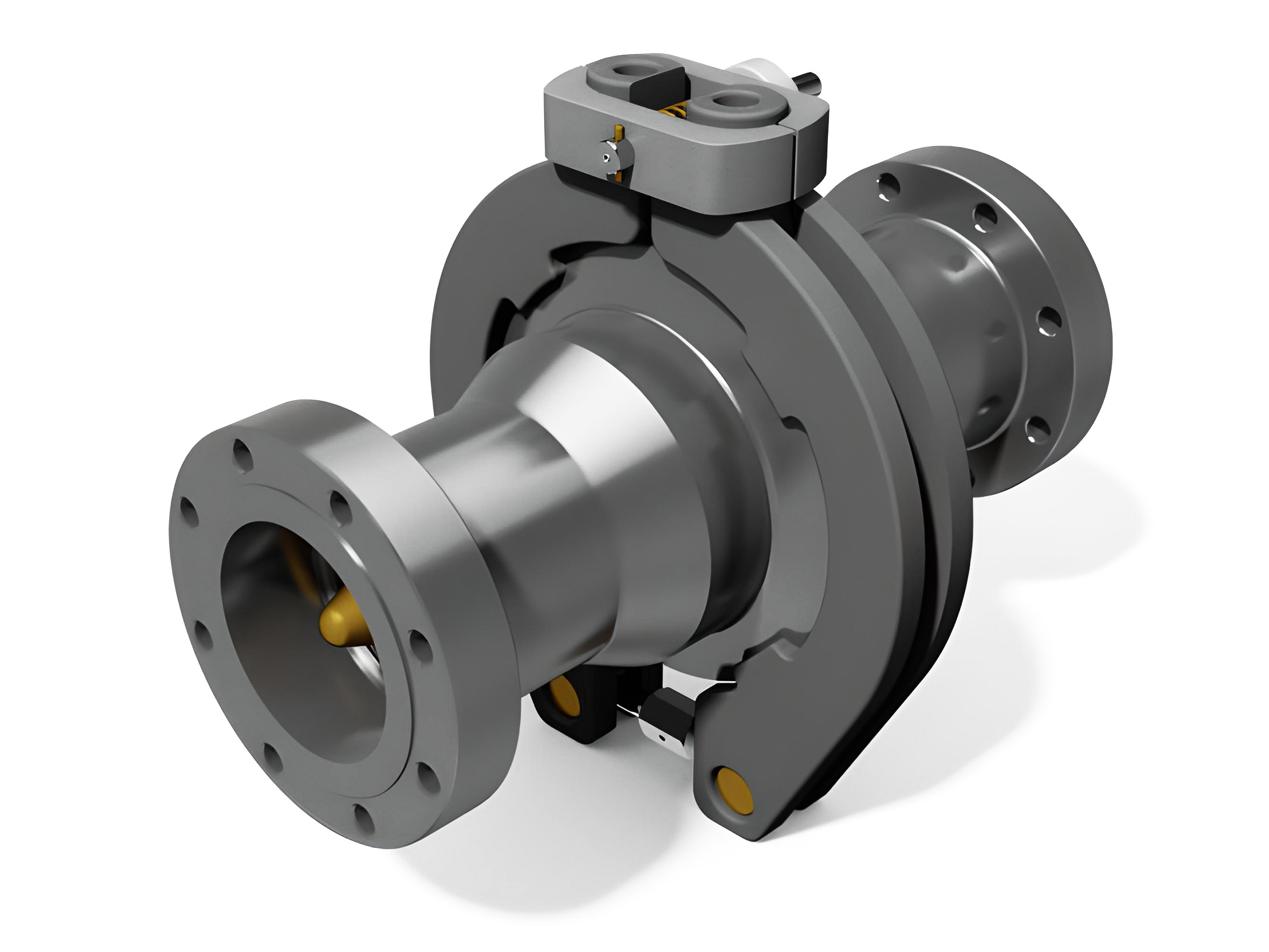 Break-away couplings for loading arms